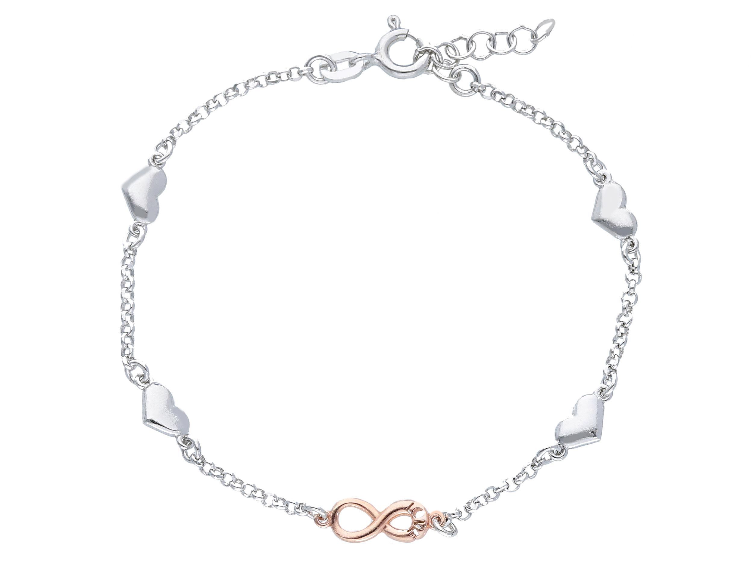  Platinum plated silver 925 bracelet (code S243629
