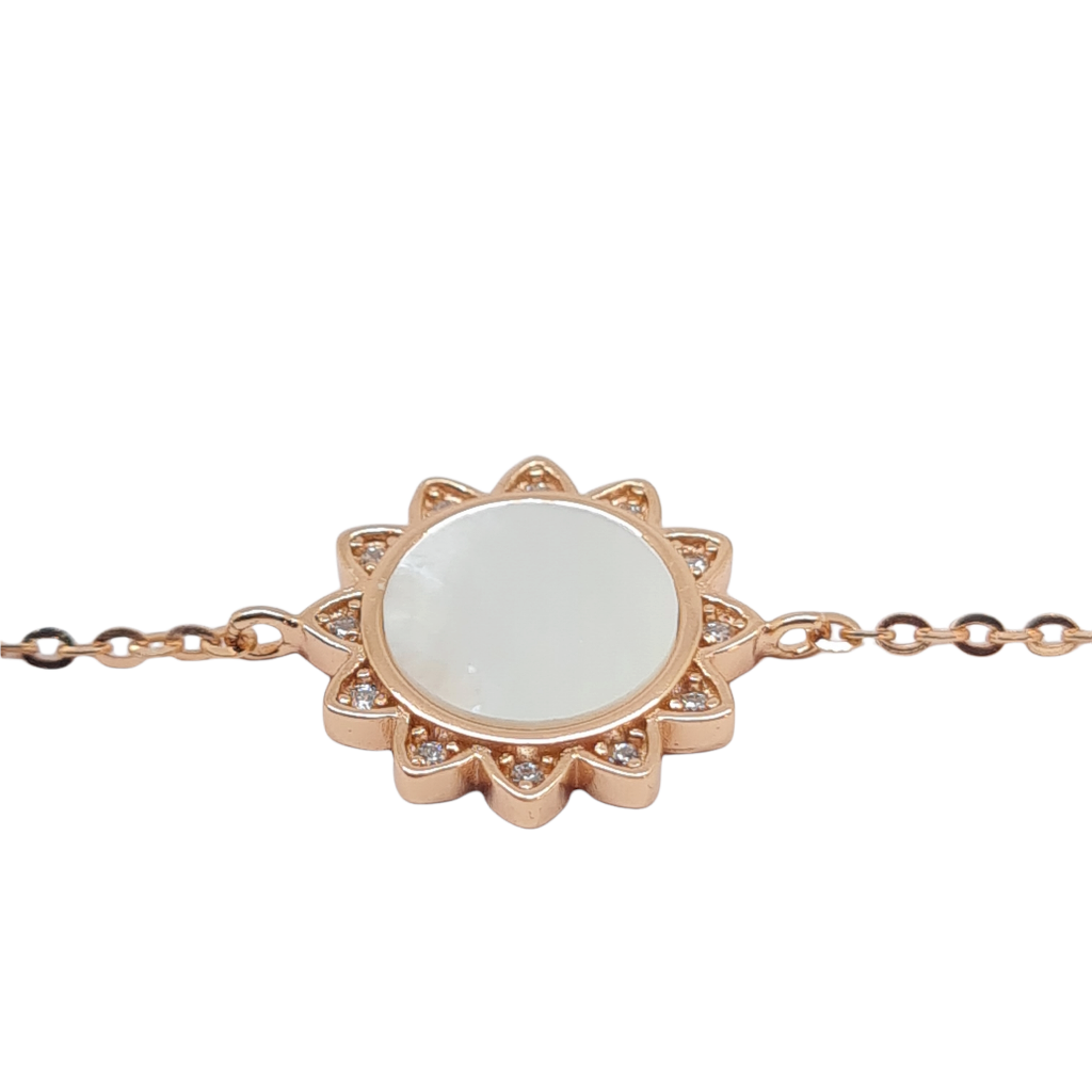 Rose plated silver 925º bracelet(code FC004768)