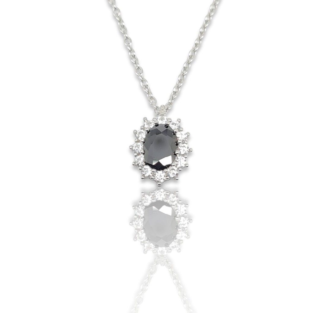 Platinum plated silver 925° necklace  (code FC)
