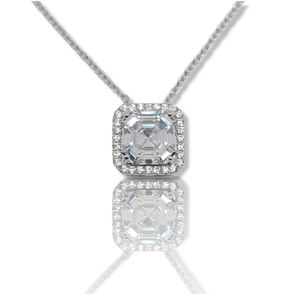 Platium plated silver 925° necklace  (code FC006436)