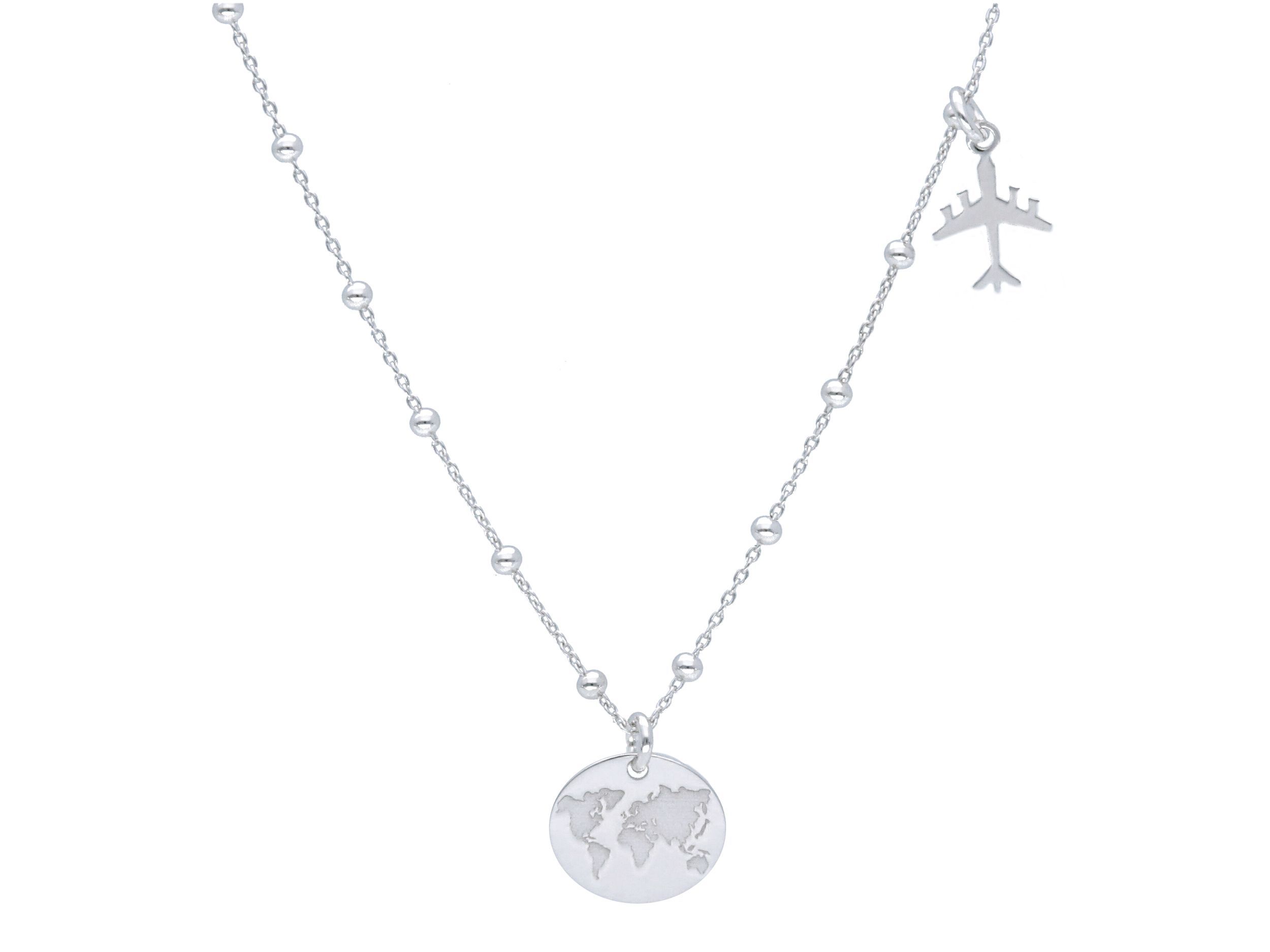  Platinum plated silver 925° necklace (code S233529)