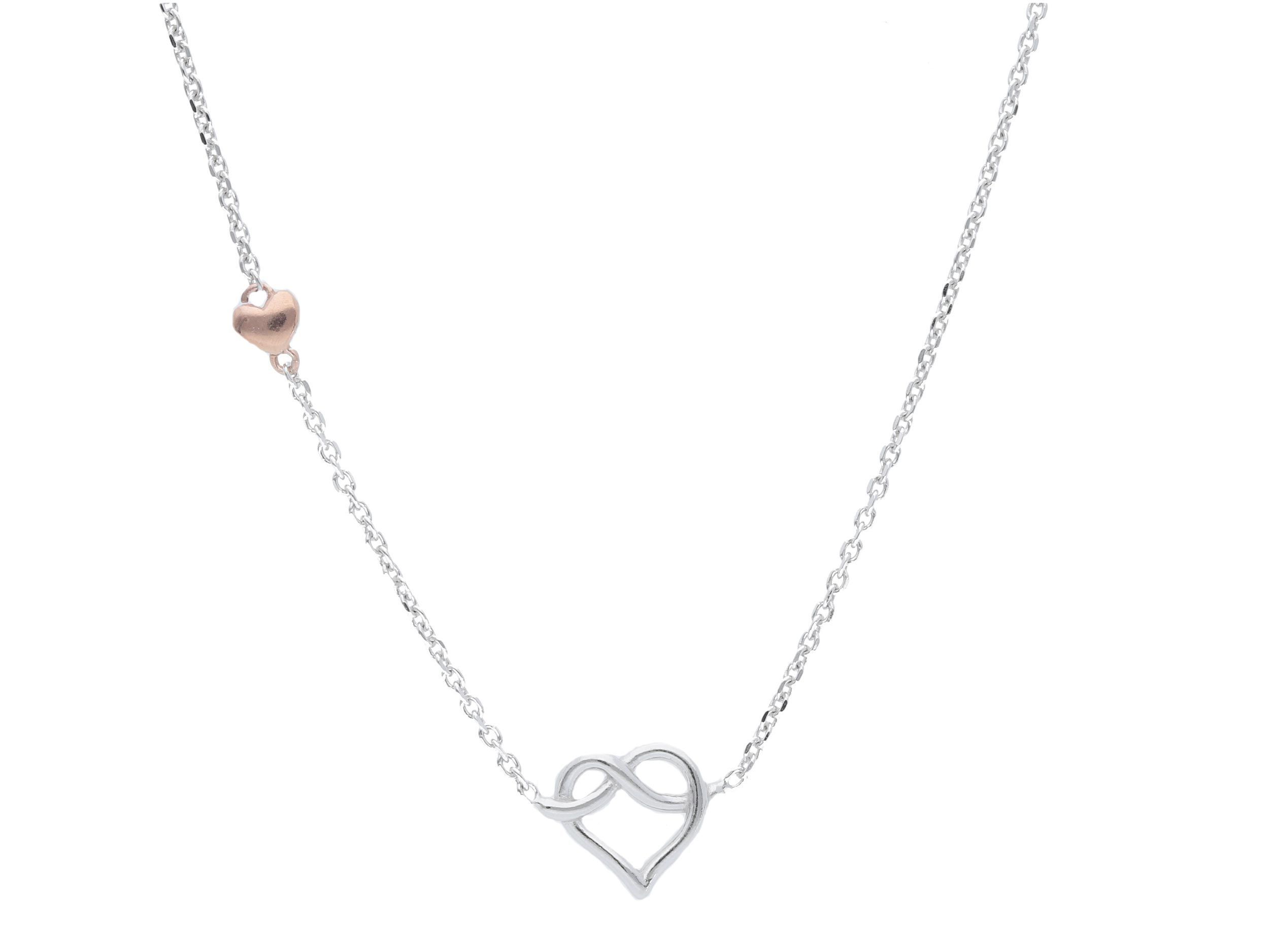 Platinum plated silver 925° necklace (code S243627)