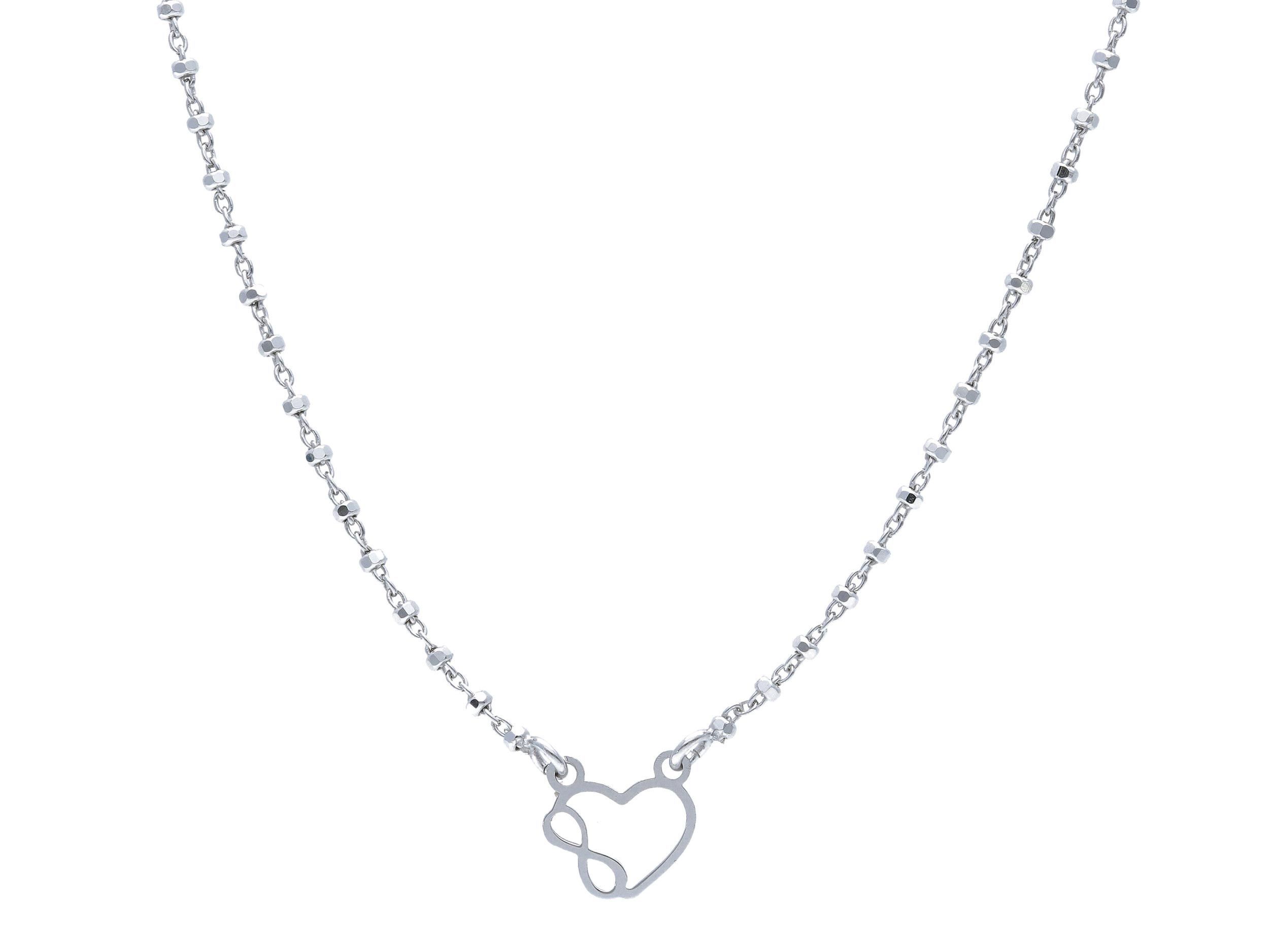 Platinum plated silver 925° Star necklace (code S250748)