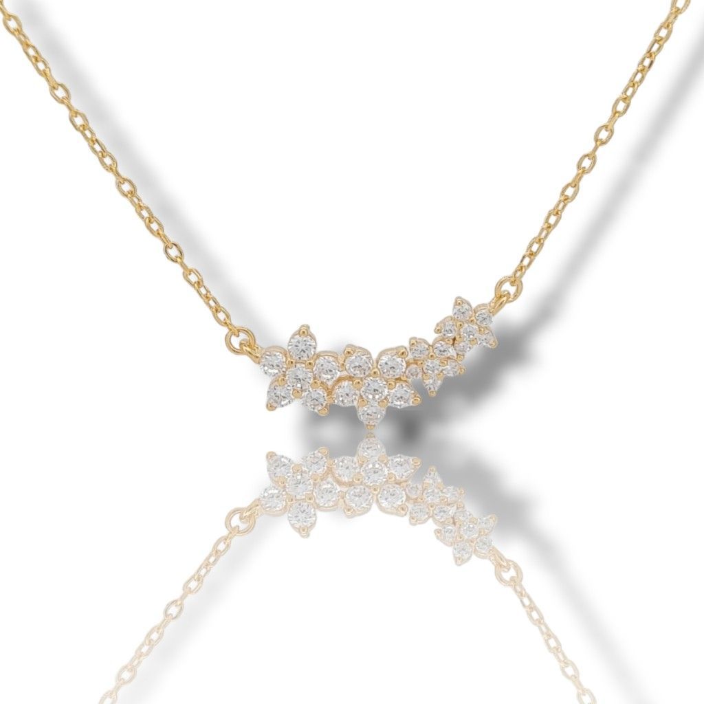 Yellow gold-plated silver 925º necklace (code FC006780)