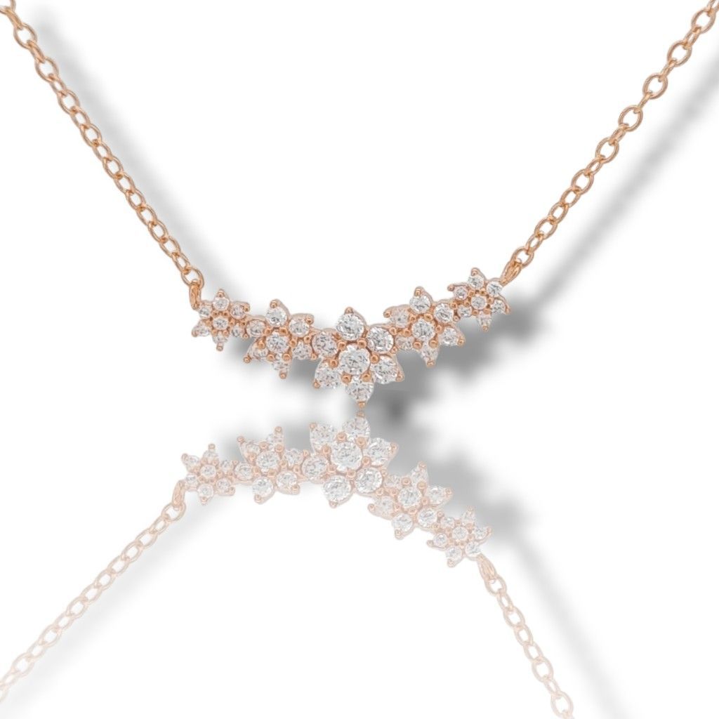 Rose  gold-plated silver 925º necklace (code FC009180)