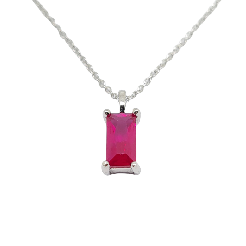 Platinum plated silver 925° necklace  (code FC005600)