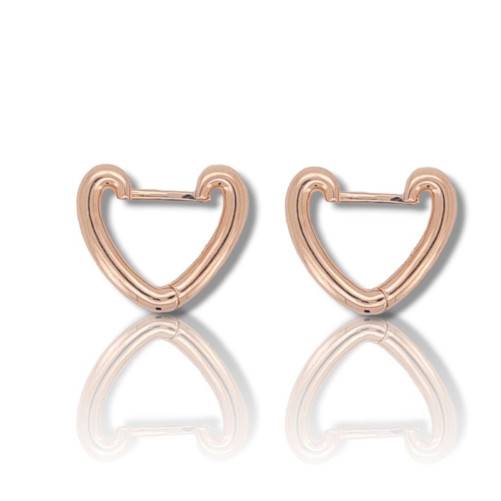 Gold plated silver 925º hoop earrings(code FC003356)