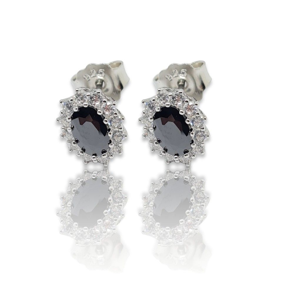 Platinum plated silver 925º earrings(code FC005498)