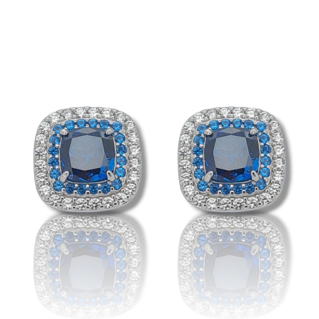 Platinum plated silver 925º earrings (code FC007880)