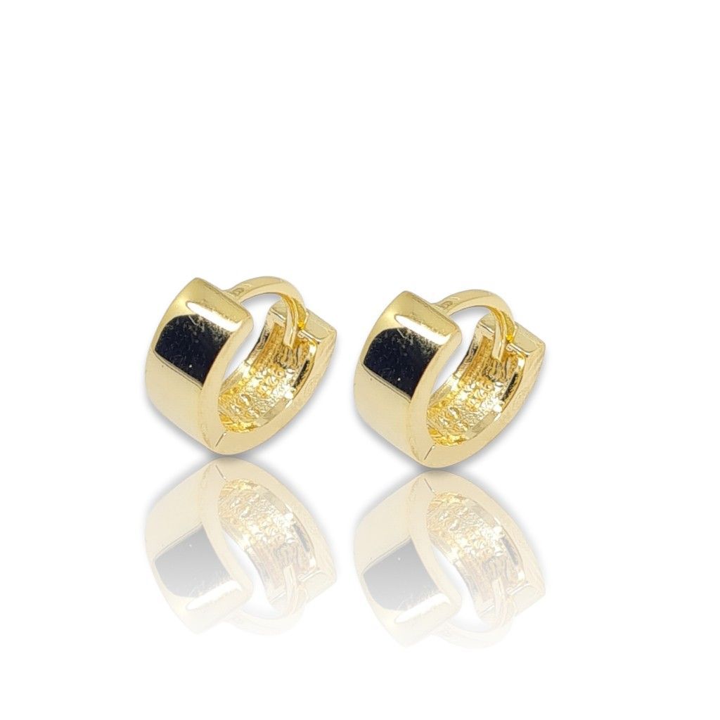 Gold plated silver 925º hoop earrings (code FC008435)