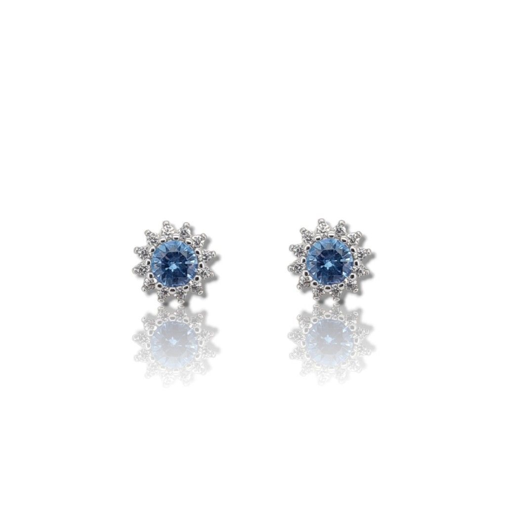 Platinum plated silver 925º  earrings (code FC008480)