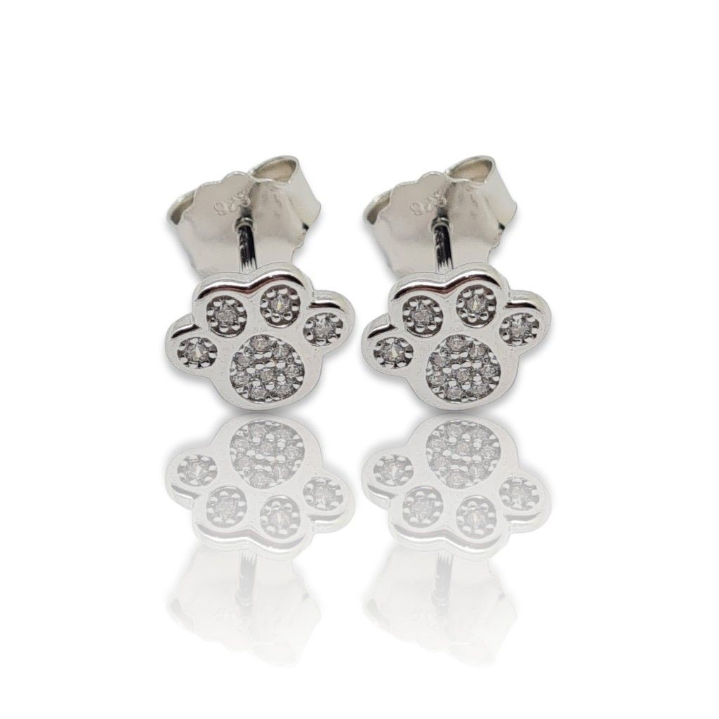 Platinum plated silver 925º earrings with shoes  (code FC008544)