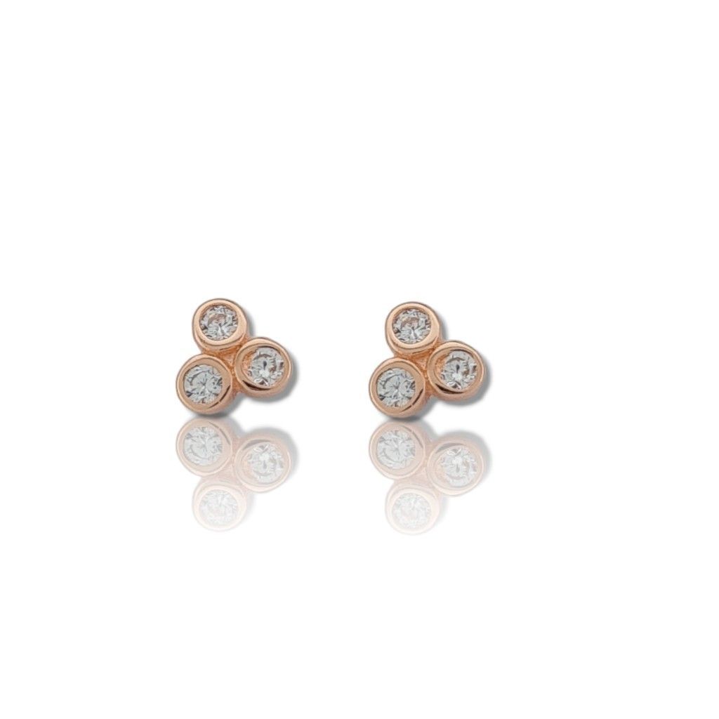 Platinum plated silver 925º earrings (code FC009737)