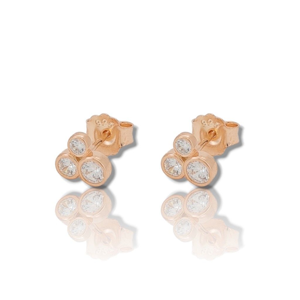 Platinum plated silver 925º earrings (code FC006640)