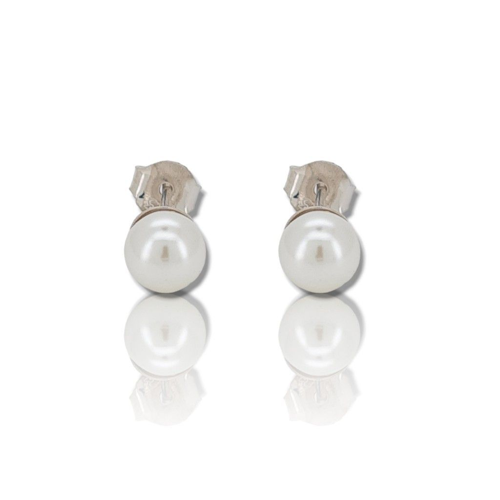 Platinum plated silver 925º earrings (code SHK1844FI)