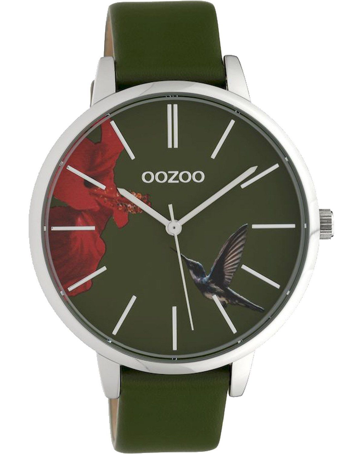 OOZOO Timepieces Limited Blue Leather Strap C10185