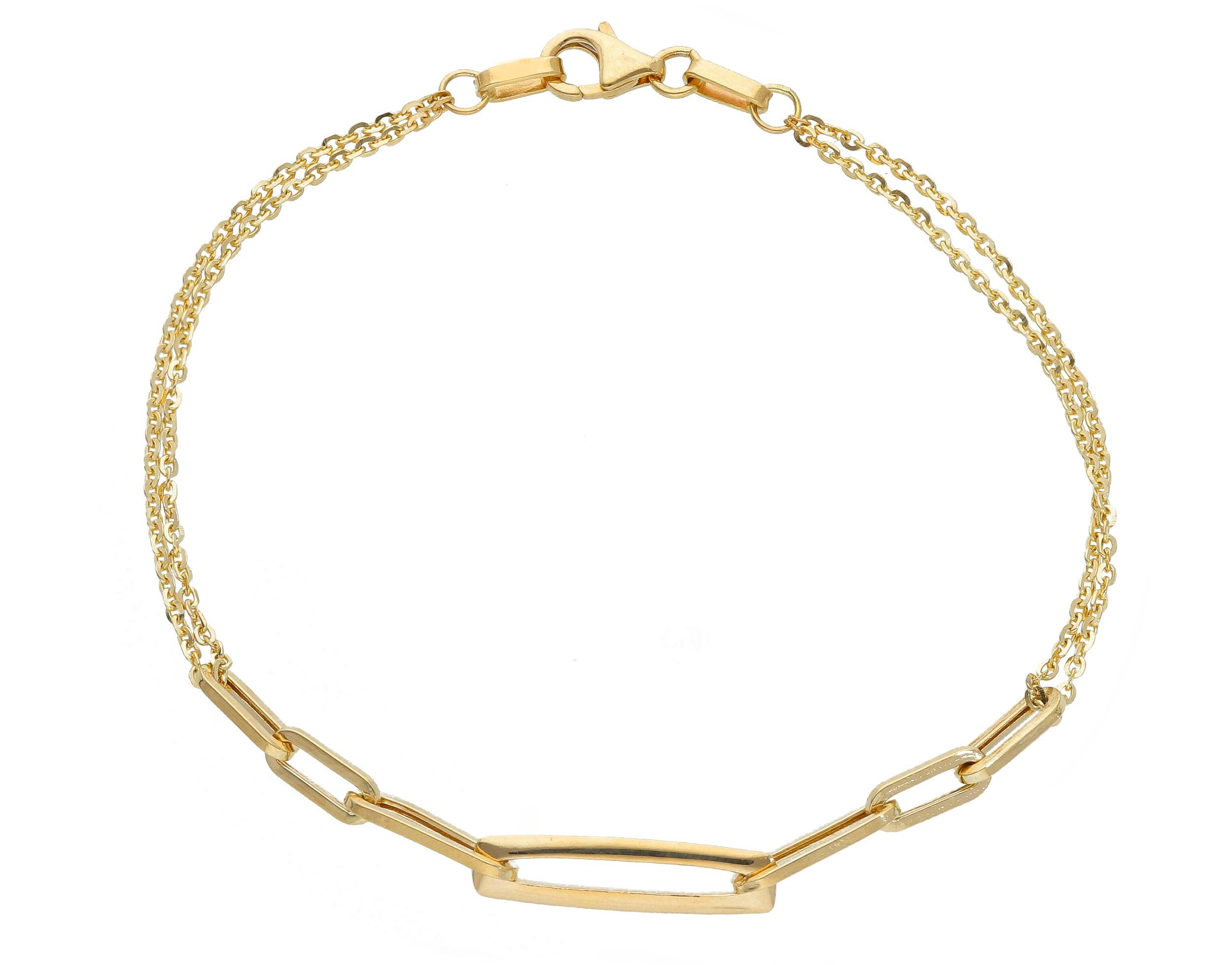 Yellow Gold K14 Bracelet (code S259033)