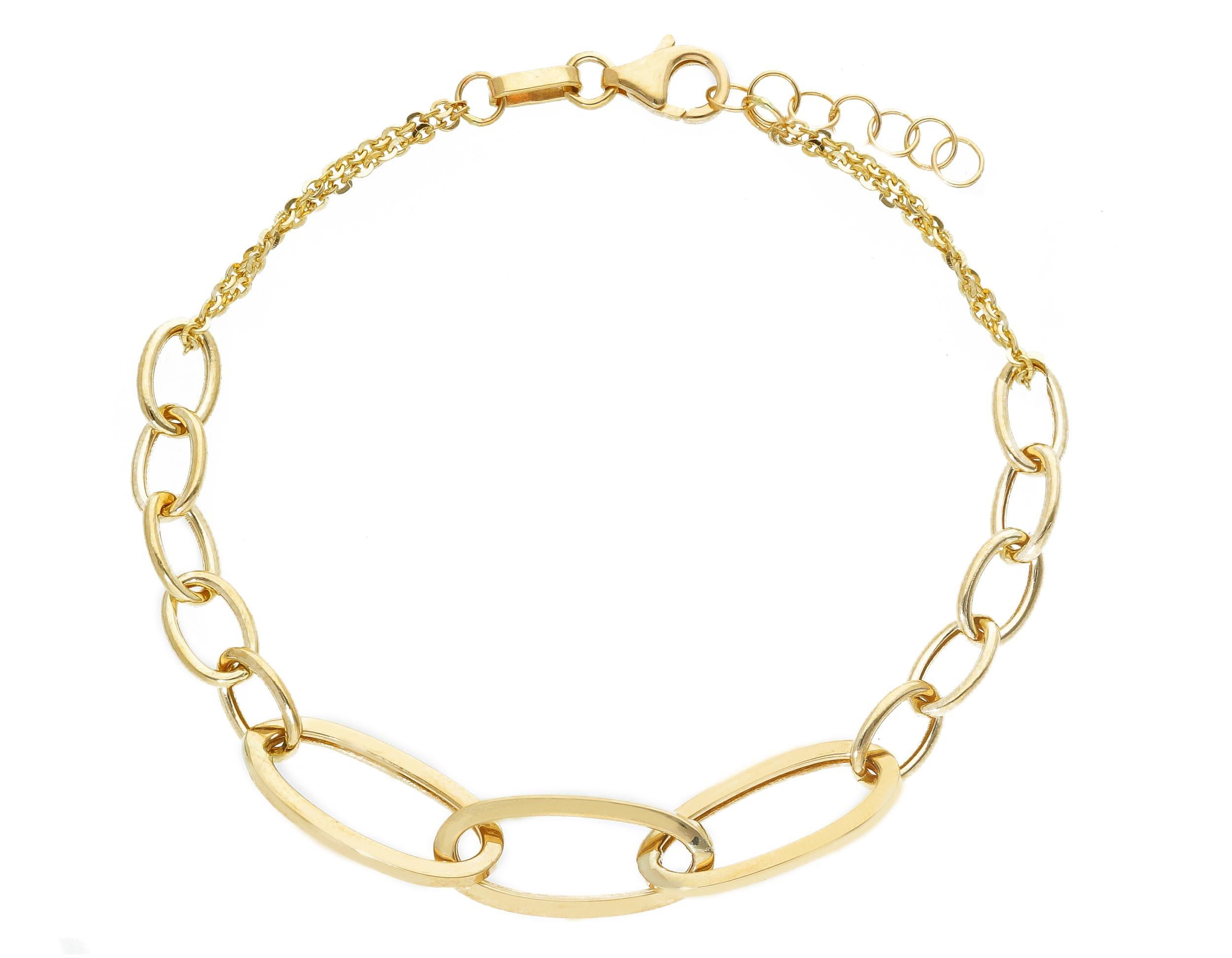 Yellow Gold K14 Bracelet (code S266706)