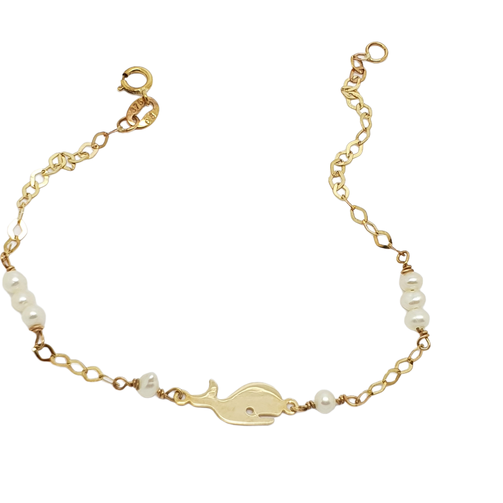 Golden bracelet k9  (code AL2057)