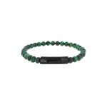 Ατσάλινο βραχιόλι Green tiger eye  21mm (SB-1063-210)