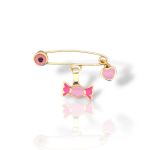 Παιδικό φυλαχτό απο ασήμι 925° επιχρυσωμένο (code L0082241)