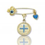 Gold plated silver 925° charm for kids  (code L2413)