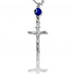 Silver 925° cross car charm  (code L2418)