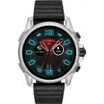 DIESEL On Full Guard Touchscreen Smartwatch Black Leather Strap DT2008