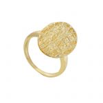 Yellow gold ring k14  (code S279668)