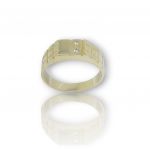 Anello in oro Giallo  k14 con Zirconi cubici (code M2523)