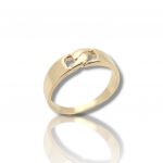 Yello Gold Ring k14 (code M2892)