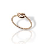 Pink gold ring knot style k14 (code P1761)