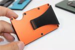  LEANSCHI TECH-WALLET in carbon and ORANGE aluminium