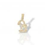 Ciondolo Zodiacale Ariete in Oro 14 Carati (code Μ2778)