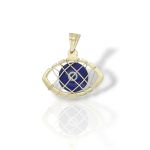 Χρυσό Μενταγιόν Μάτι 14 Καρατίων (code Μ2791)