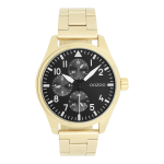 Gold coloured OOZOO watch with stainless steel bracelet - C11507
