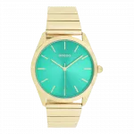 Gold coloured OOZOO watch with stainless steel bracelet - C11519