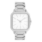 Silver coloured OOZOO watch with stainless steel bracelet - C11600