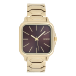 Gold coloured OOZOO watch with stainless steel bracelet - C11607