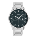 Silver coloured OOZOO watch with stainless steel bracelet - C11621