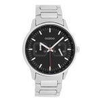 Silver coloured OOZOO watch with stainless steel bracelet - C11622