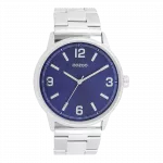 Silver coloured OOZOO watch with stainless steel bracelet - C11503