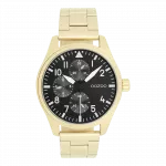 Gold coloured OOZOO watch with stainless steel bracelet - C11507