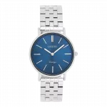 Silver coloured OOZOO watch with stainless steel bracelet - C20406