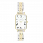Gold coloured OOZOO watch with silver coloured/gold stainless steel bracelet - C20411