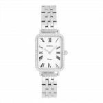 Silver coloured OOZOO watch with stainless steel bracelet - C20413