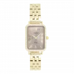 Gold coloured OOZOO watch with stainless steel bracelet - C20415