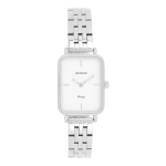 Silver coloured OOZOO watch with stainless steel bracelet - C20416