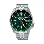 SEIKO 5 Sports GMT Automatic Silver Stainless Steel Bracelet SSK035K1