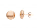 Orecchini lobo in oro rosa k14 (code S251137)